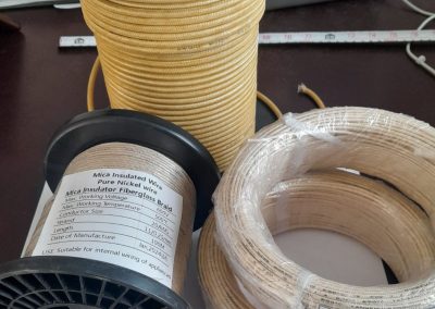 Cable de alta temperatura fibra de vidrio níquel puro todos los calobres