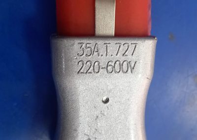 Clavija punta silicona